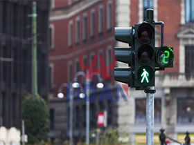 solar traffic light